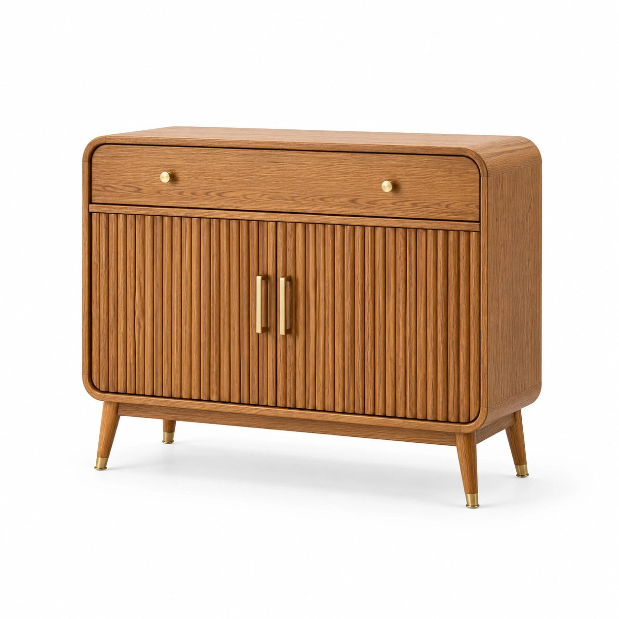 Sideboard aus Eichenholz mit Schublade und Türen